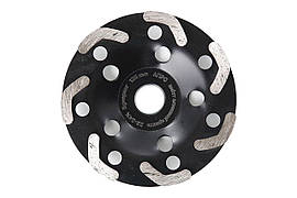 Чашка алмазна шліфувальна Apro 125 мм 22-24% бумеранг