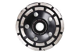 Чашка алмазна шліфувальна Apro 125 мм 22-24% сегмент дворядний