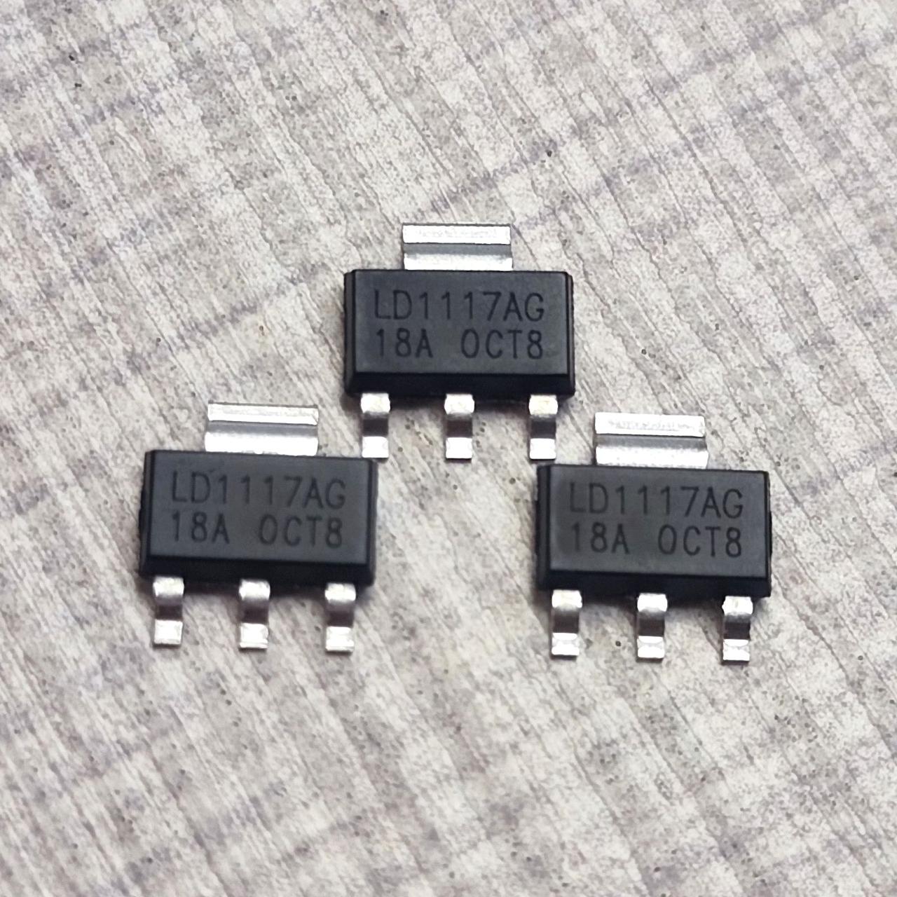 LD1117AG-18 SOT-223 1.8V 1.0A лінійний стабілізатор с низьким падінням напруги