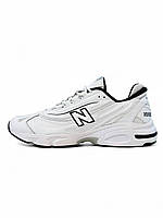 Білі демісезонні шкіряні чоловічі кросівки New Balance 1000 - Нью Беланс 1000