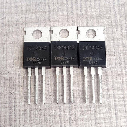 Транзистор IRF1404 IR MOSFET N-Канал 40В 4мОм 202А TO-220AB, фото 1