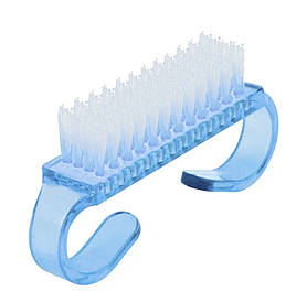 Манікюрна щітка -  змітка "Прасочка" для видалення пилу з нігтів, Блакитний