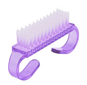 Манікюрна щітка -  змітка "Прасочка" для видалення пилу з нігтів, Фіолетовий