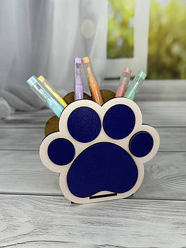Підставка для ручок і олівців "Тапа-лапка", органайзер для канцелярії у вигляді лапки, подарунок школяру