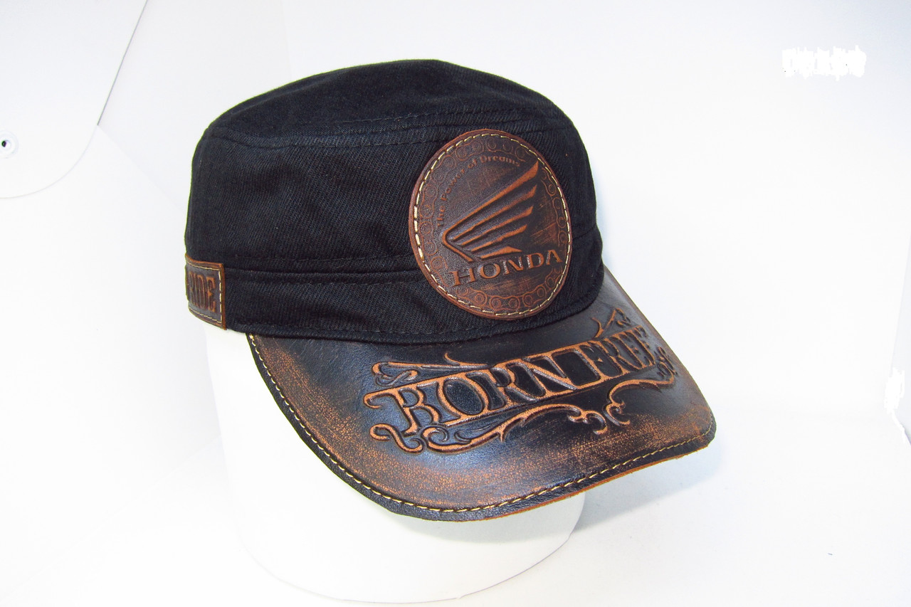 Кепка немка байкерська котонова HONDA  DaVaNi 00398