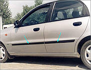 Молдинги на двері для Daewoo Lanos / Sens: 4-х дверний седан / 5-ти дверний хетчбек.