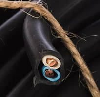 Кабель провід моножила ВВГ-нг П 2х1.5 мідний Одеса ГОСТ (бухта 100м)