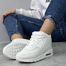 Кросівки жіночі білі зимові утеплені