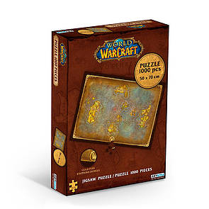 Пазл WORLD OF WARCRAFT Azeroth's map 1000 pieces (Варкрафт)