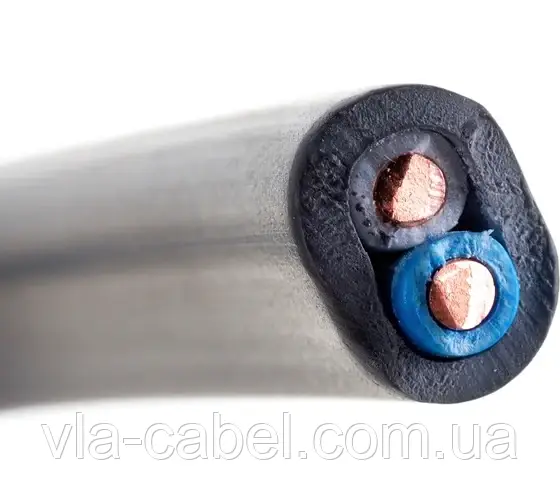 Провід ВВГ-п нг 2х2.5 мідний негорючий Одеса ГОСТ (бухта 100м), фото 1