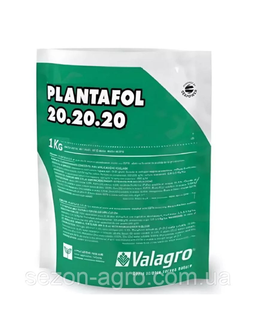 Комплексне мінеральне добриво для зростання плодів Plantafol (Плантафол), 1кг, NPK 20.20.20, Valagro, фото 1