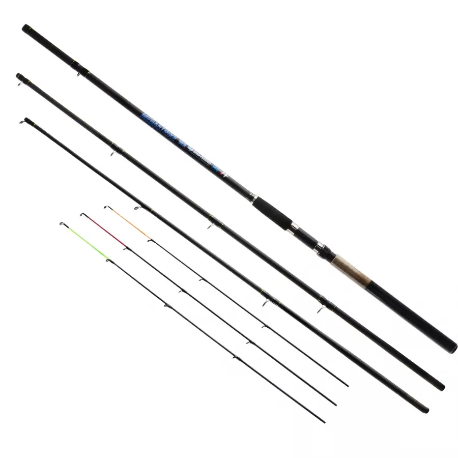Вудлище фідерне Megastrike W8 High Grade Feeder 3+3 tips 3.60m 60-160g, фото 1