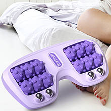 Роликовий масажер для ніг 2 в 1 Cat Claw Style Foot Massager для спа-масажу та фізіотерапії Фіолетовий