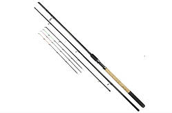 Вудлище фідерне Megastrike W8 High Grade Feeder 3+3 tips 3.30m 60-160g