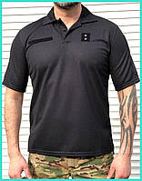 Футболка військова тактична, футболка поло для військовослужбовців, армійська солдатська футболка Coolmax літня GA1
