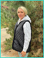 Жилет з овчини, Жилетка з овчини від виробника, Безрукавка на овчині, хутряний жилет з натуральної овчини GA1