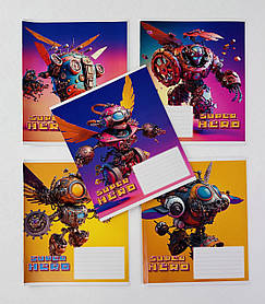 Зошит 12 аркушів Super hero У клітинку (3298(12к)) Star