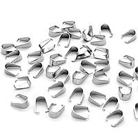 Кліпса, тримач, скоба для ланцюжка жетону, нержавіюча сталь