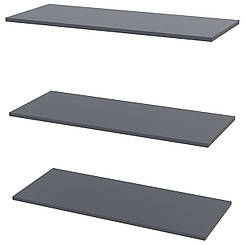 Полиця для одягу Doros Promo Графіт 3шт. 86.7х35х1.6 (DRS-011564)