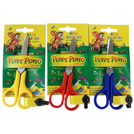 Ножиці дитячі для шульги "Peppy Pinto" на блістері 13,5 см Y51058L KNZ, фото 1