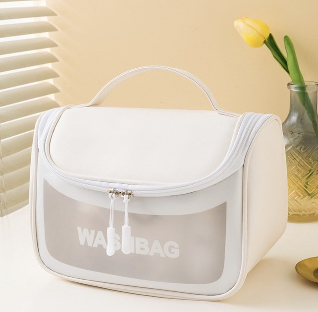 Косметичка, дорожня для подорожей, органайзер для аксесуарів у ванну та душ, водонепроникна, з ручкою 4945222