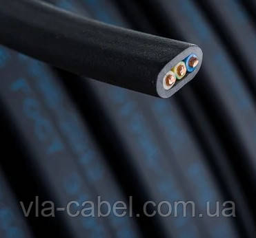 Кабель моноліт ВВГ-нг П 3х2.5 плоский мідь Одеса ГОСТ (бухта 100м), фото 1