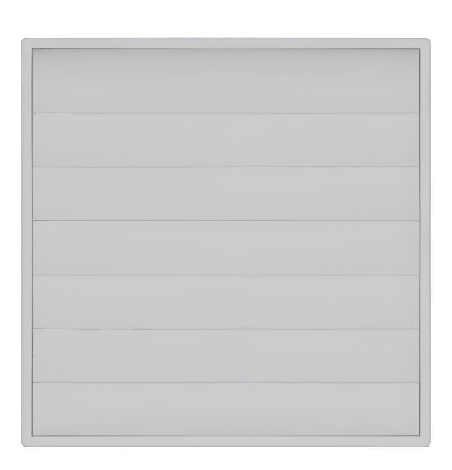 Жалюзі настінні для вентилятора Ø300 мм із ПВХ, RAL7035, фото 1