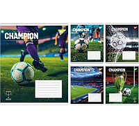 Тетрадь школьная ученическая на 18 листов в линию YES Champion Тетради с плотной цветной обложкой