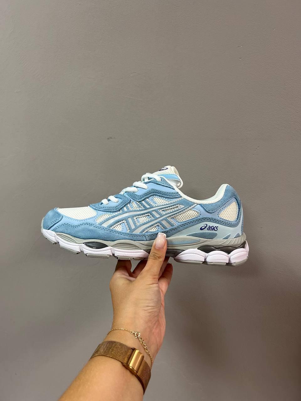 Кросівки чоловічі блакитні Asics Gel-NYC Cream Arctic Sky (21770), фото 1