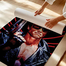 Плакат "Термінатор, Арнольд Шварценеггер, T-800, Terminator (1984)", 60×43см, фото 2