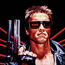 Плакат "Термінатор, Арнольд Шварценеггер, T-800, Terminator (1984)", 60×43см, фото 3