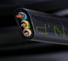 Провід ВВГ нг нгд п 3х1.5 мідний моножила Одеса ГОСТ (бухта 100м)