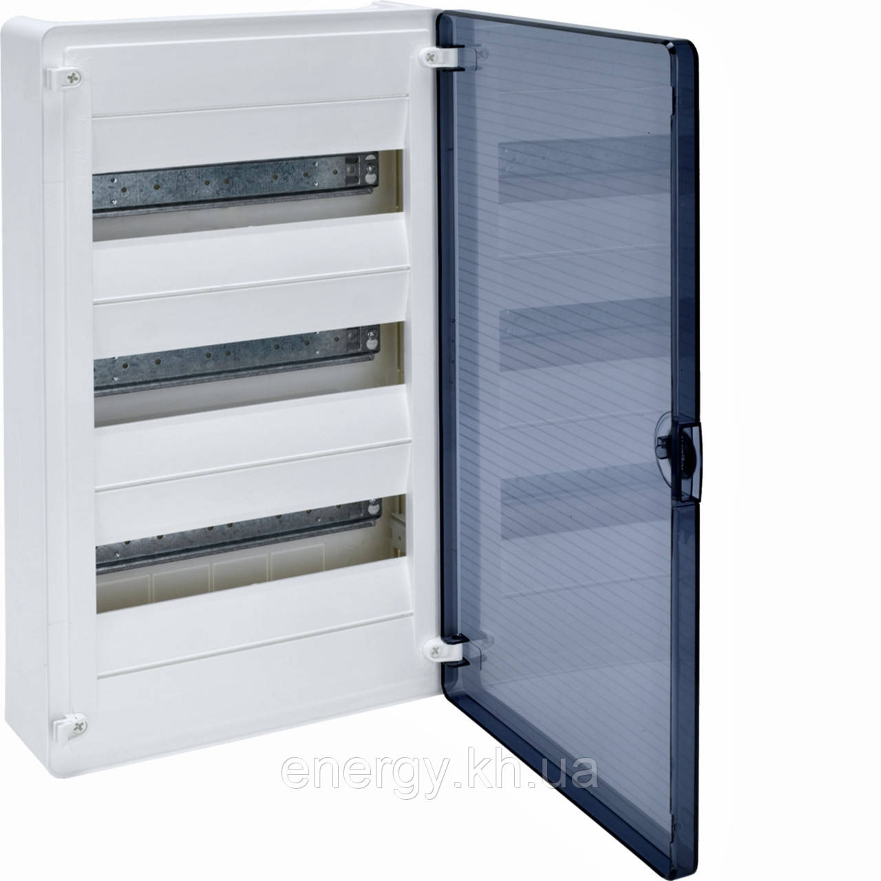 Щит на 36 модулів навісний з прозорими дверима - VS312TD Hager Golf, фото 1