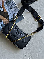 Сумка Louis Vuitton Bolsa Easy Pouch On Strap чорний Є