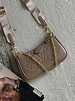 Сумка Louis Vuitton Bolsa Easy Pouch On Strap бежевий