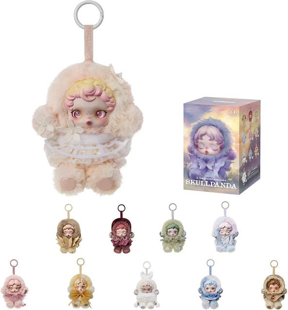 Купить Мягкая игрушка-брелок Pop Mart Skullpanda L'impressionnisme