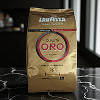 Кава в зернах Lavazza Qualita Oro 1кг Лавацца ОРО зернова кава Арабіка 100%