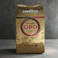 Кава в зернах Lavazza Qualita Oro 1кг Лавацца ОРО зернова кава Арабіка 100%