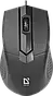 Миша DEFENDER Optimum MB-270 USB чорна,3 кнопки,1000 dpi, фото 2