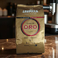 Кава в зернах Lavazza Qualita Oro 1кг Лавацца ОРО зернова кава Арабіка 100%