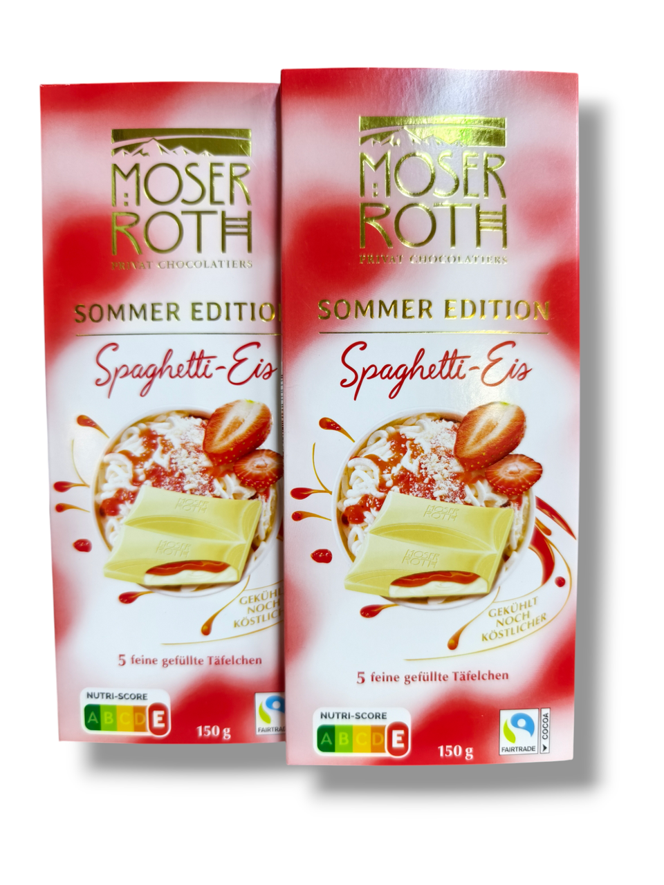 Білий Moser Roth з полуницею, 150г