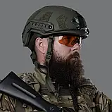 Шолом FAST VELCRO SPECPROM рівень захисту NIJ IIIA. Олива L, фото 4