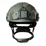 Шолом FAST VELCRO SPECPROM рівень захисту NIJ IIIA. Олива L, фото 7