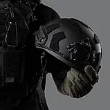 Шолом FAST рівень захисту NIJ IIIA. Чорний M, фото 5