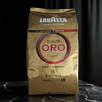 Кава в зернах Lavazza Qualita Oro 1кг Лавацца ОРО зернова кава Арабіка 100%