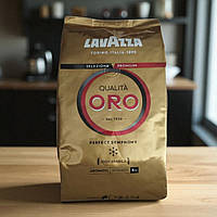 Кава в зернах Lavazza Qualita Oro 1кг Лавацца ОРО зернова кава Арабіка 100%