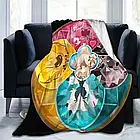 Плюшевий плед ковдра Shadow Cookie Milk з відеоігри Cookie Run Kingdom 130х150 см, фото 3