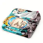 Плюшевий плед ковдра Shadow Cookie Milk з відеоігри Cookie Run Kingdom 130х150 см, фото 4