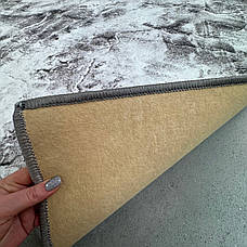 Килимова доріжка 1м 1,50м 2,50м 3м на повстяній основі Сірий мармур, фото 4