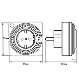 Механічна розетка таймер добова LM663 (LM671), фото 5